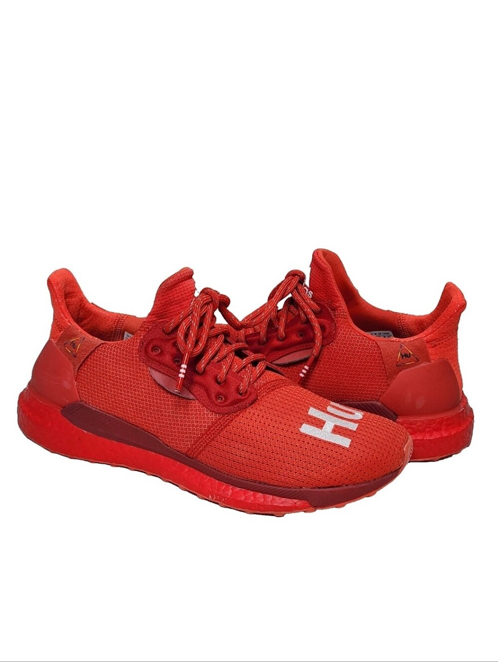 ADIDAS X Pharrell Solar Hu Glide 'Power Red' Sz 8 Running Training EF2381